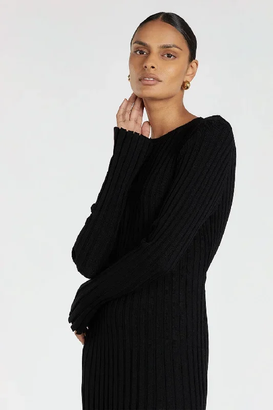 ada-black-long-sleeve-midi