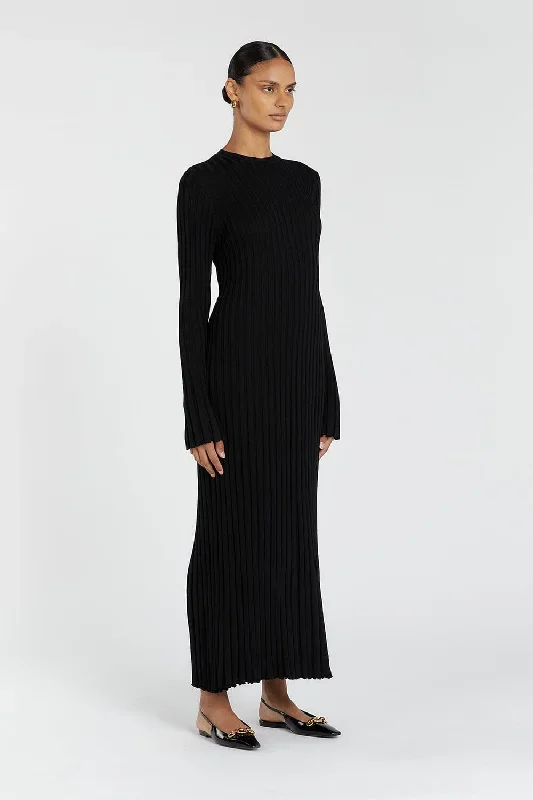 ada-black-long-sleeve-midi