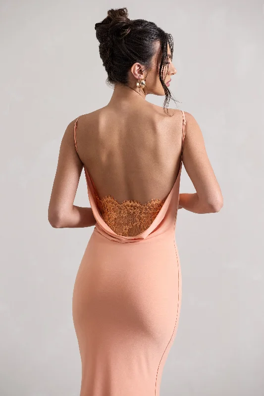 addison-coral-cowl-neck-open-back-midi-dress-with-lace-cl134994187