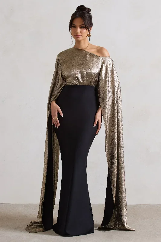 alura-black-gold-metallic-asymmetric-cape-maxi-dress-cl131002002