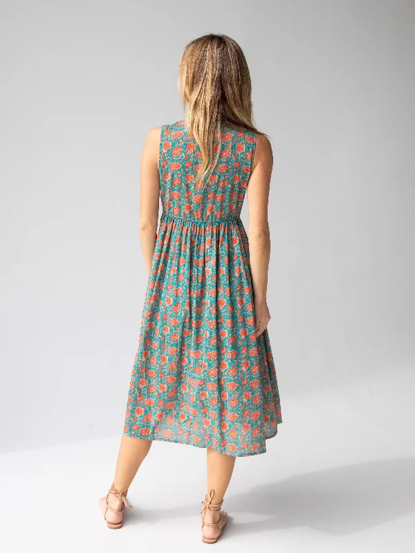 amelia-cotton-sleeveless-shirt-dress-turquoise-vines