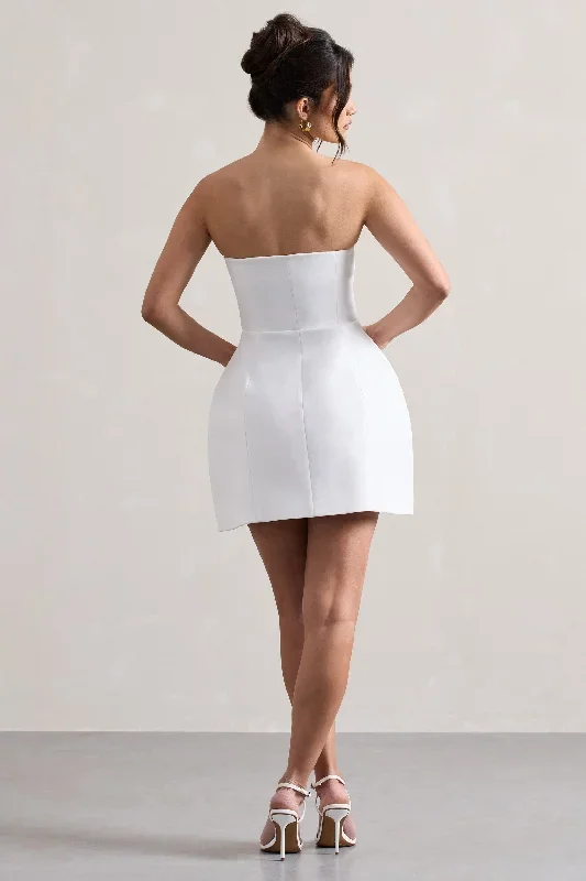 anniston-white-bandeau-tailored-button-mini-dress-cl134690005