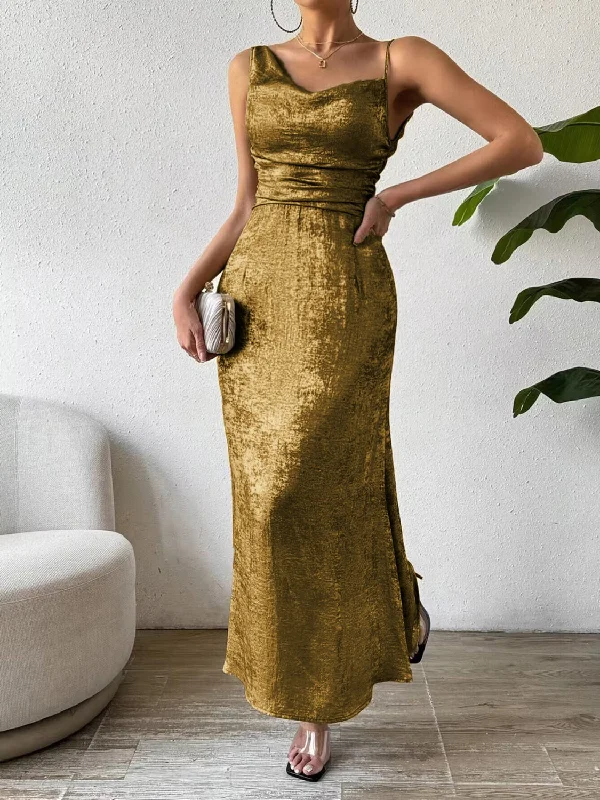 asymmetric-neck-sleeveless-midi-dress