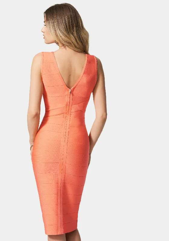 bandage-midi-dress-coral-reef