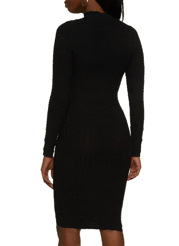 black-greek-key-mock-neck-sweater-midi-dress-1094075170638