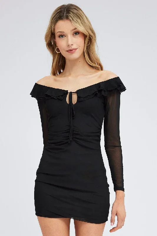 black-mini-dress-long-sleeve-off-shoulder-frill-mesh-ed5087c-47cb-1