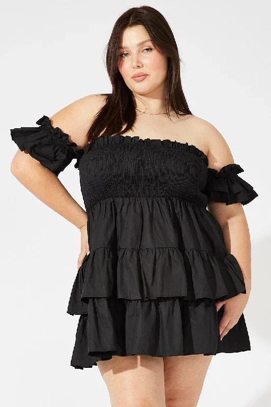 black-mini-dress-off-shoulder-cotton-frilled-cdd1566-34ab-1