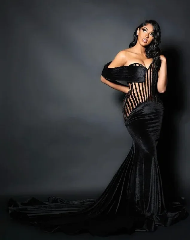 black-velveteen-mermaid-long-evening-birthday-dresses-for-women-sexy-boning-corset-off-shoulder-prom-ceremony-gala-dress