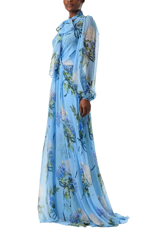 blue-floral-printed-chiffon-long-sleeve-gown