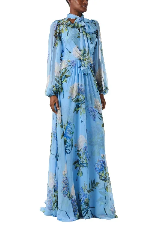 blue-floral-printed-chiffon-long-sleeve-gown