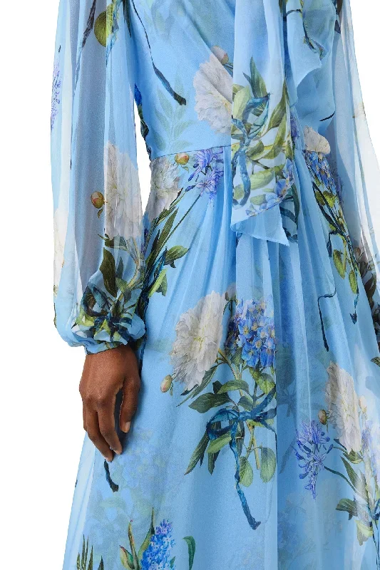 blue-floral-printed-chiffon-long-sleeve-gown