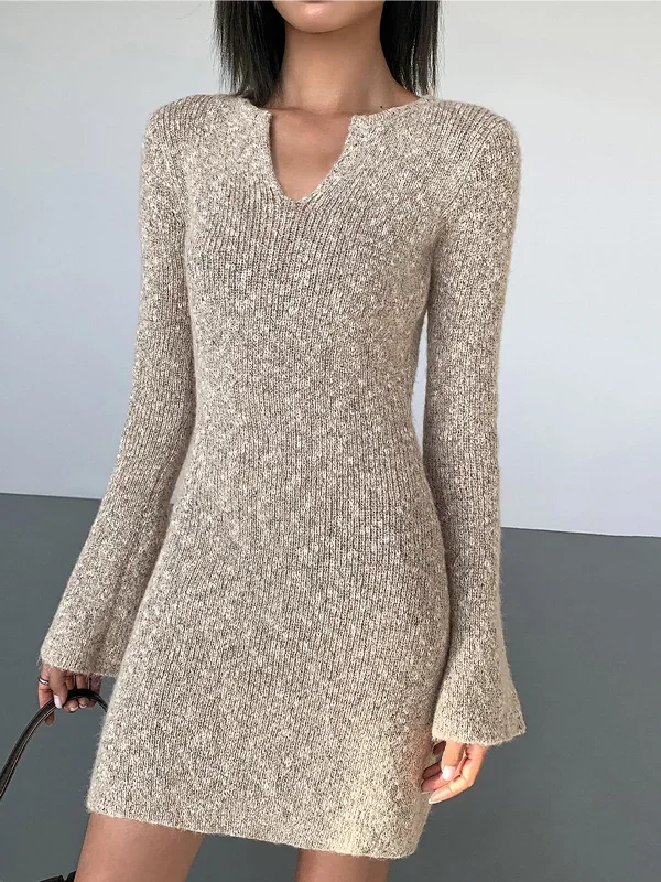 bodycon-v-neck-long-sleeve-mini-knit-dress