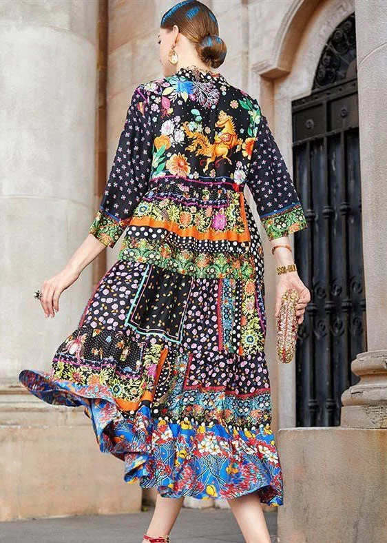 bohemian-colorblock-v-neck-print-patchwork-silk-long-dress-spring