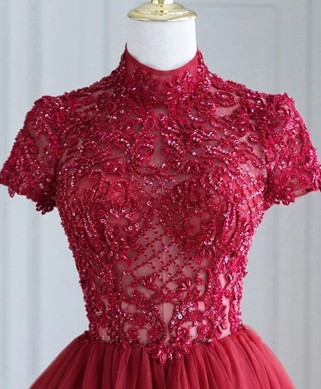 burgundy-tulle-lace-long-prom-dress-tulle-lace-evening-dress