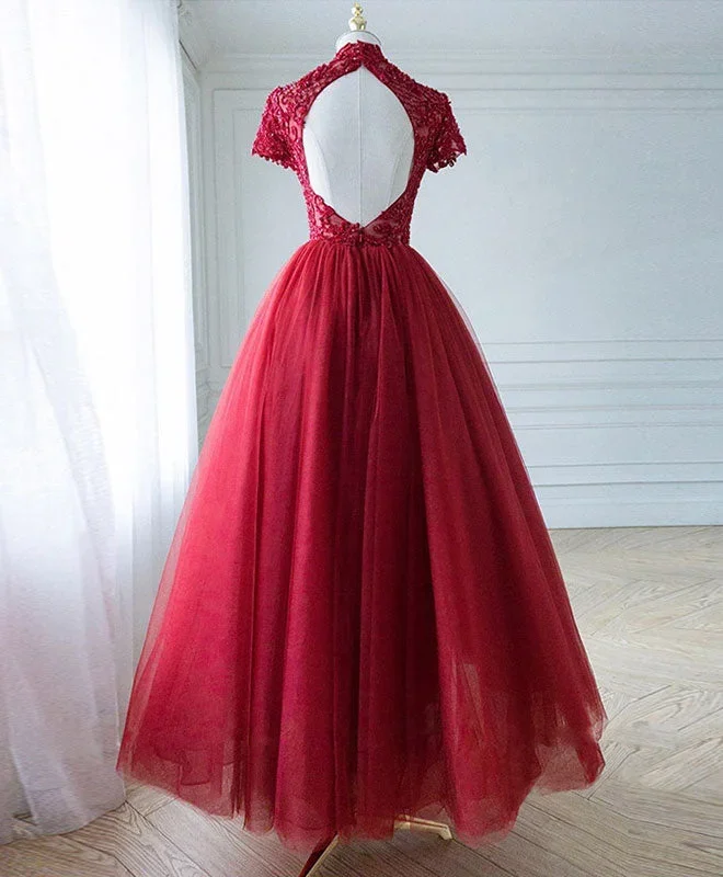 burgundy-tulle-lace-long-prom-dress-tulle-lace-evening-dress