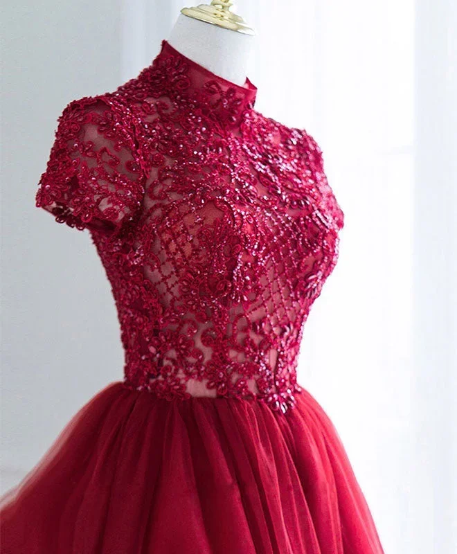 burgundy-tulle-lace-long-prom-dress-tulle-lace-evening-dress