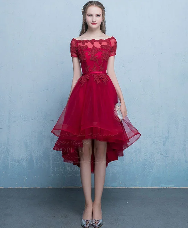 burgundy-tulle-lace-short-prom-dress-burgundy-homecoming-dress-1