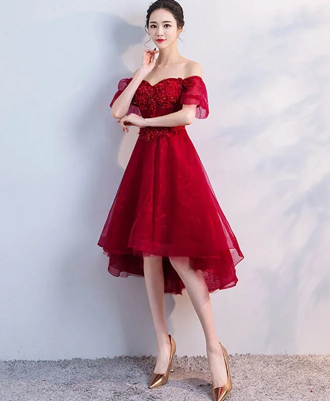 burgundy-tulle-short-prom-dress-homecoming-dress