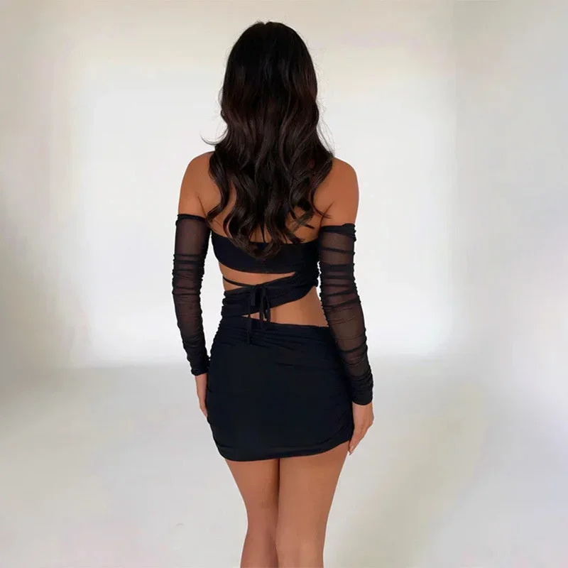 cecil-black-hollow-out-cut-out-halter-backless-mini-dress