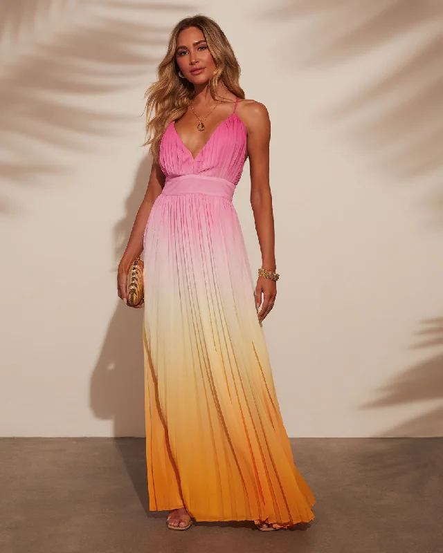 Cora Ombre Maxi Dress