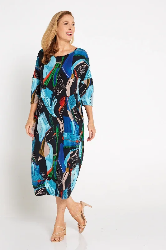 corinne-midi-dress-artist-print