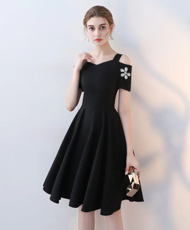 cute-black-short-prom-dress-short-party-dress