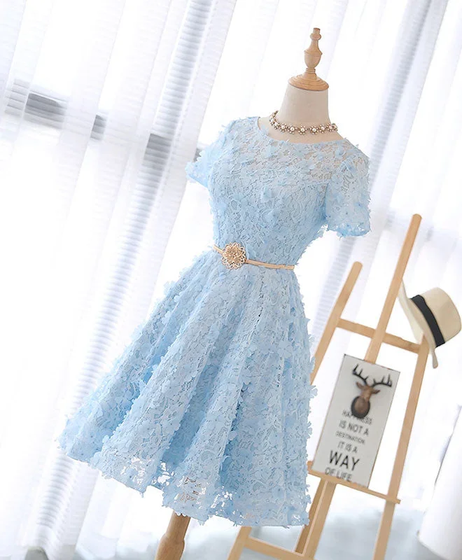 cute-blue-lace-short-prom-dress-blue-homecoming-dress