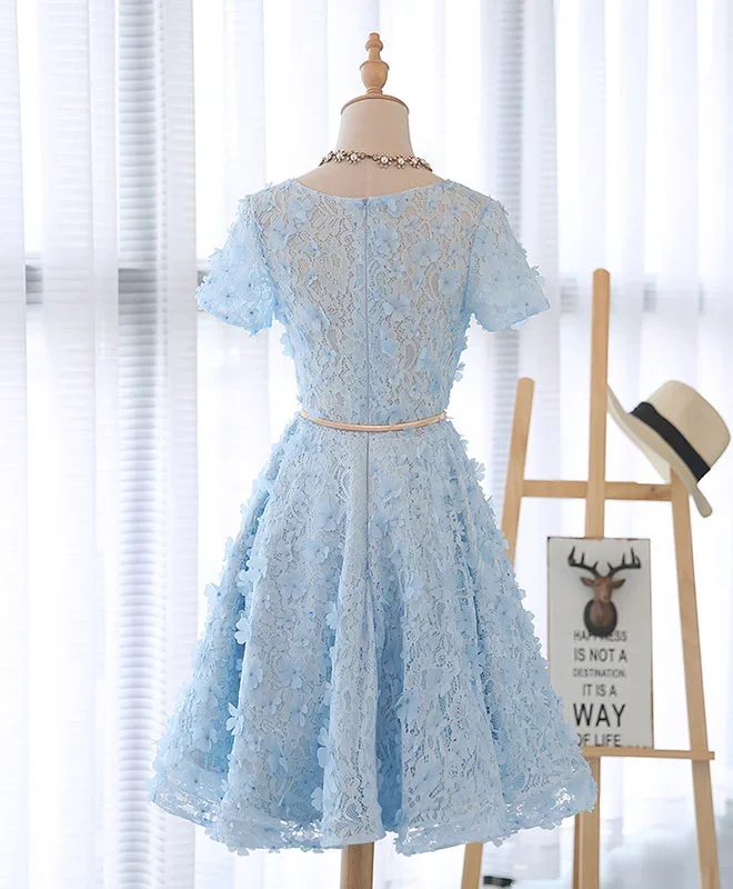 cute-blue-lace-short-prom-dress-blue-homecoming-dress