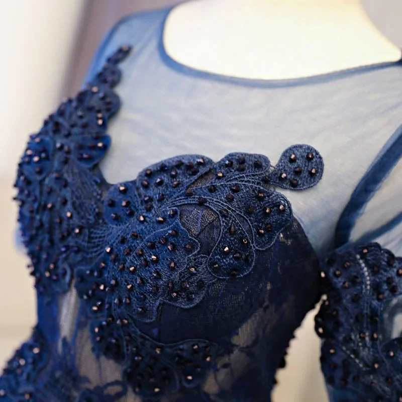 cute-dark-blue-lace-short-prom-dress-blue-homecoming-dress