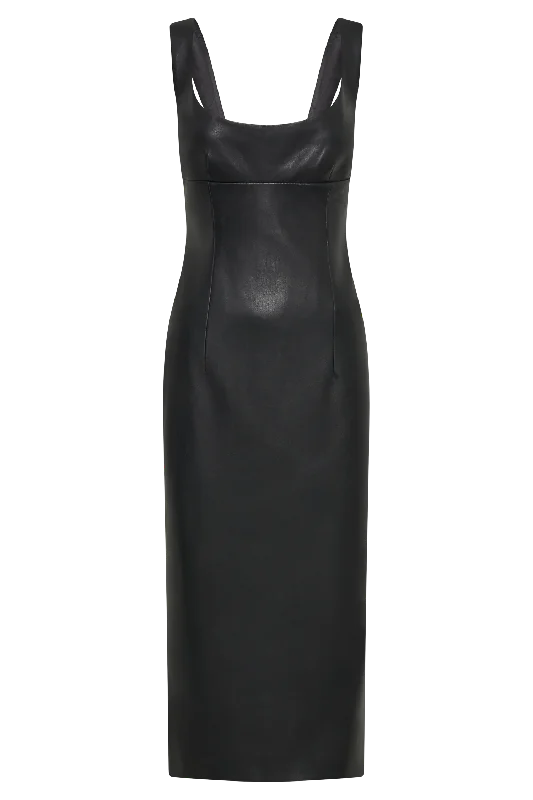 cynthia-faux-leather-midi-dress-black