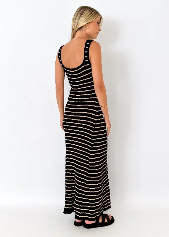 doria-knit-maxi-dress-black-stripe