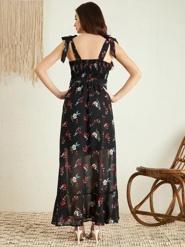 dr6108bk-berrylush-women-black-floral-print-square-neck-tie-up-a-line-maxi-dress