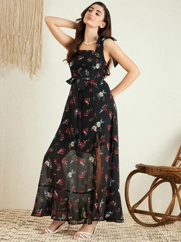 dr6108bk-berrylush-women-black-floral-print-square-neck-tie-up-a-line-maxi-dress