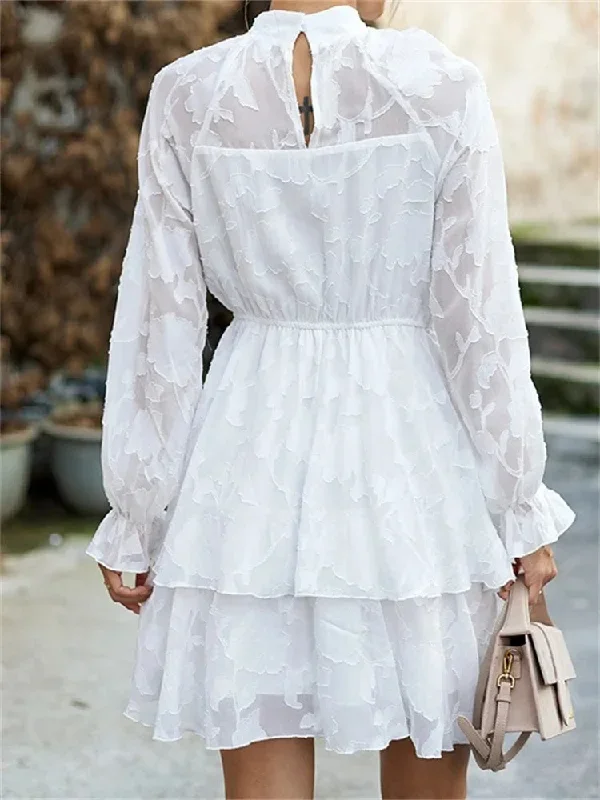 elegant-high-waist-lace-floral-mesh-long-sleeve-mini-dres