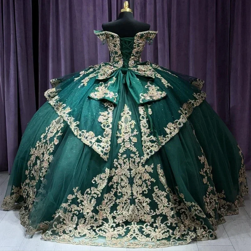 emerald-green-shiny-quinceanera-dresses-for-sweet-16-princess-gown-gold-applique-lace-beads-birthday-party-prom-dresses-vestido