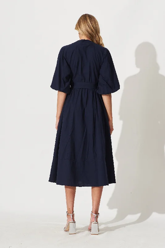 entice-midi-dress-in-navy-cotton-poplin