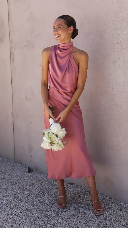 Esther Maxi Dress - Baked Rose