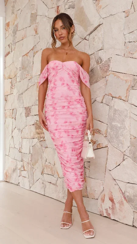 faizah-midi-dress-pink-print