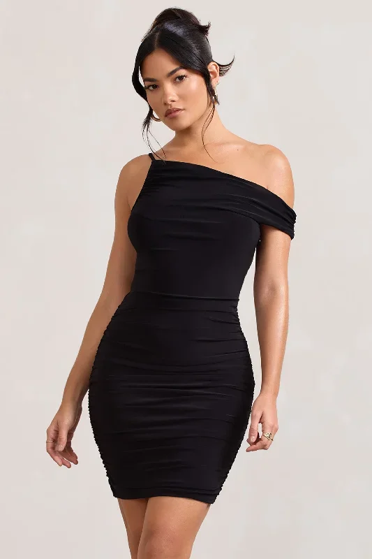 front-page-black-ruched-asymmetric-bodycon-mini-dress-cl128876002