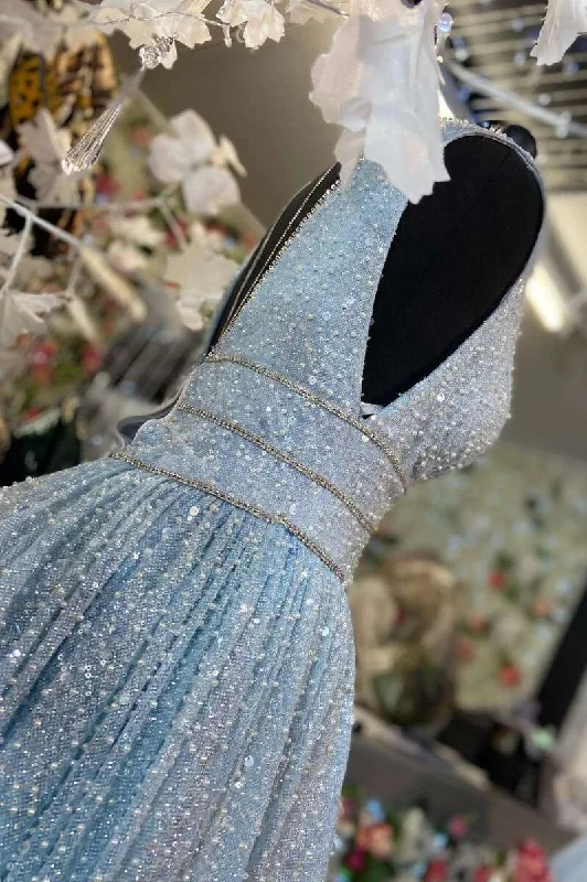 glitter-a-line-light-blue-beaded-v-neck-backless-long-prom-dress