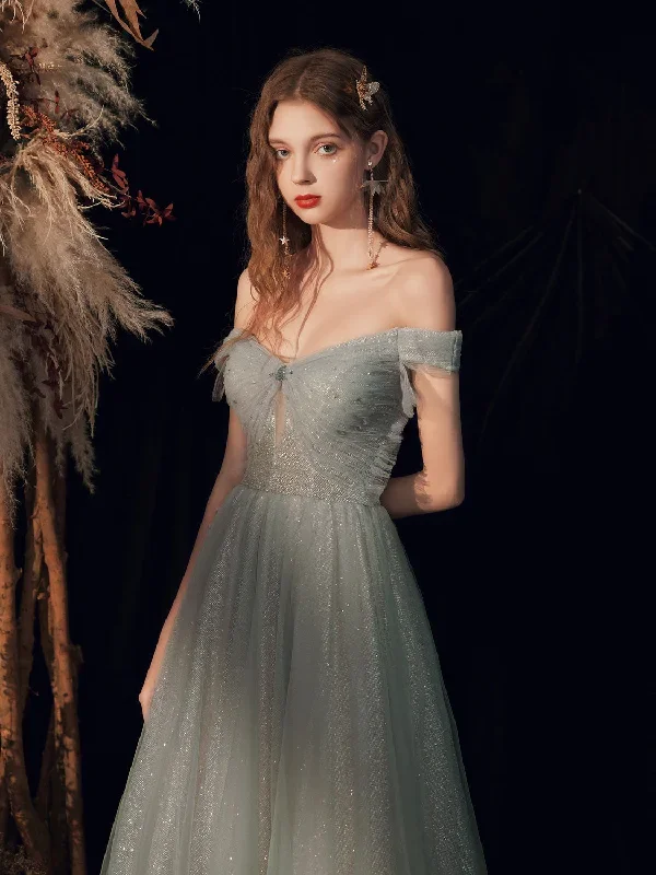 gray-green-tulle-off-shoulder-sequin-long-prom-dress-tulle-formal-dress