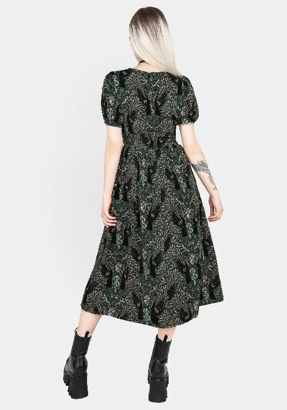 hemlock-button-front-midi-dress-green