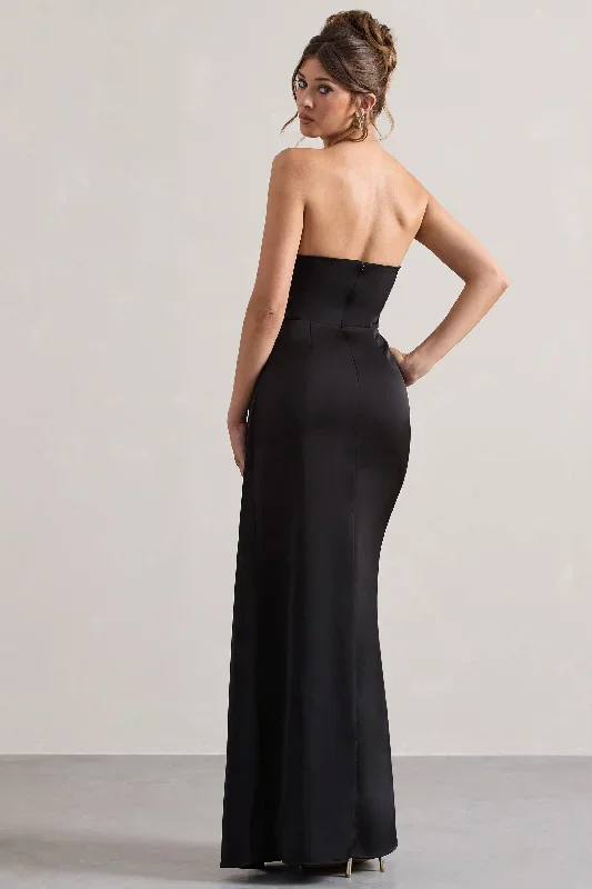 hollywood-black-satin-strapless-draped-maxi-dress-cl133316002