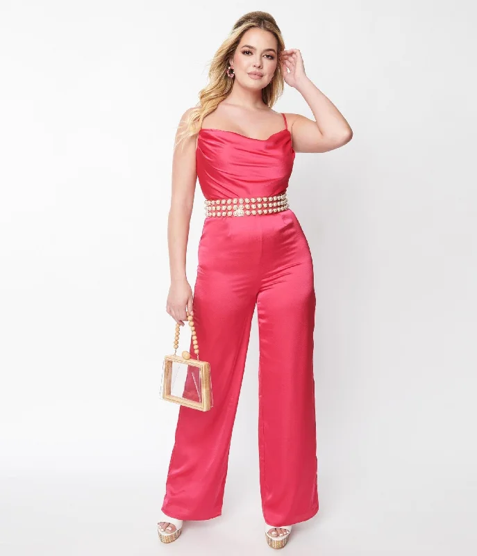 hot-pink-chateau-satin-cowl-neck-jumpsuit