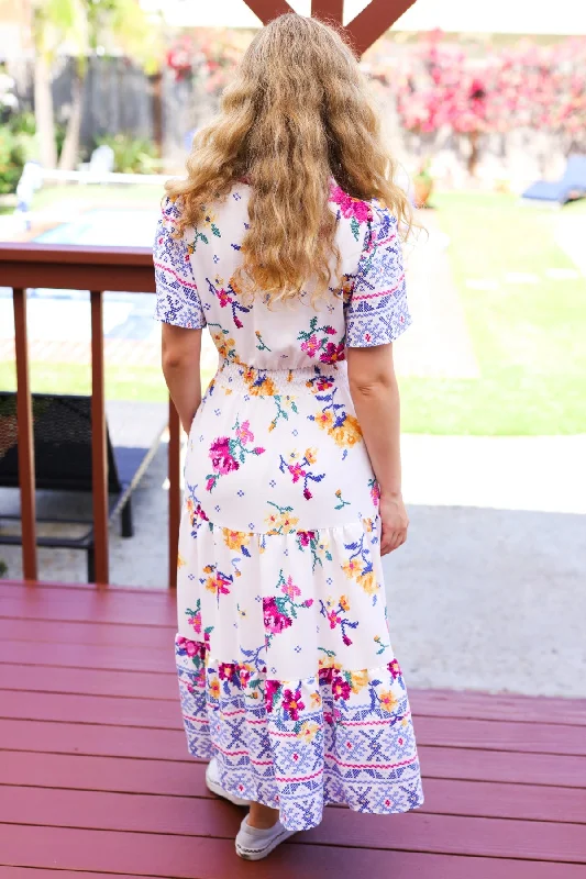 ivory-blue-floral-border-print-smocked-waist-maxi-dress