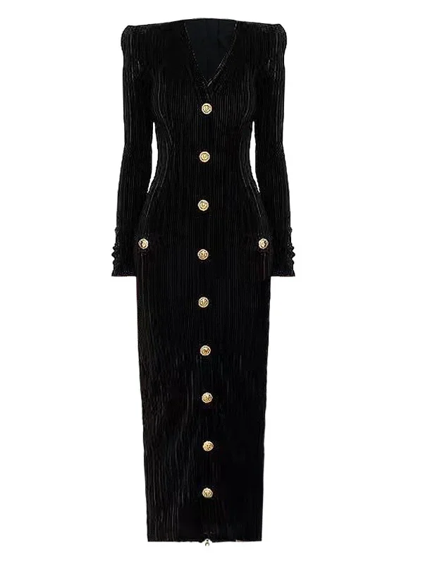 josias-long-sleeve-button-velvet-midi-dress