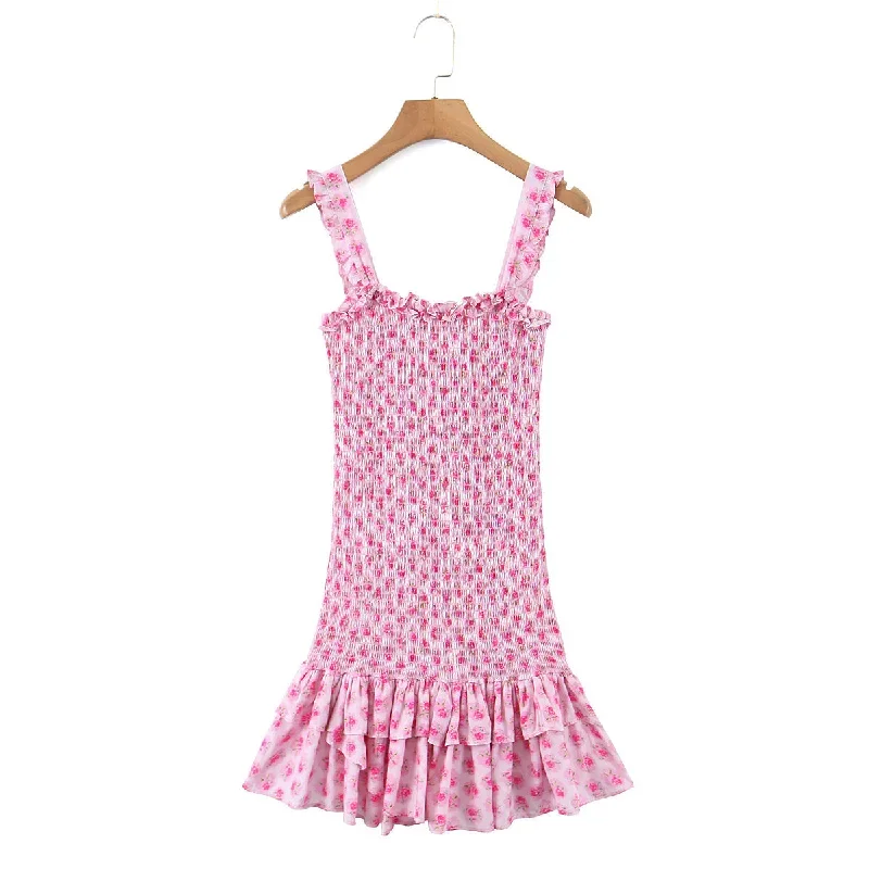 judy-pink-flower-print-mini-dress