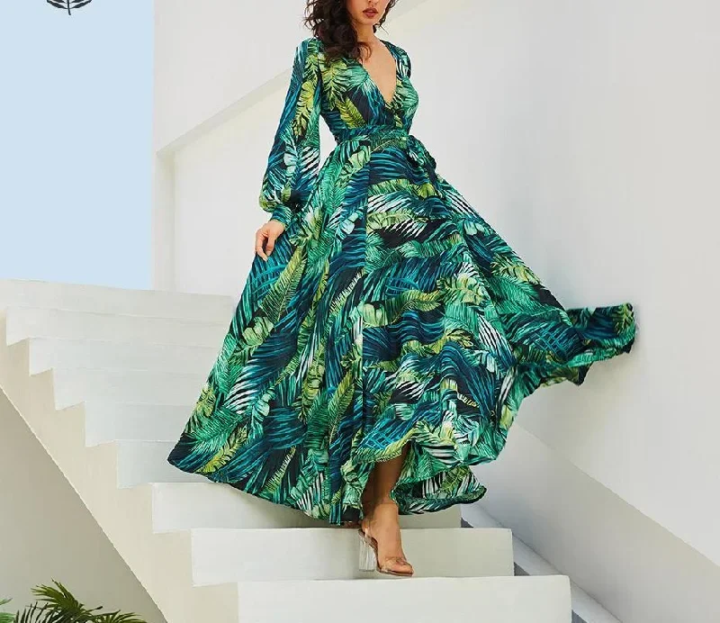 green-Thick chiffon