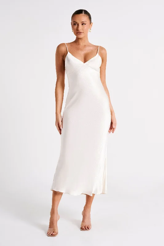 kiko-satin-chiffon-midi-dress-ivory