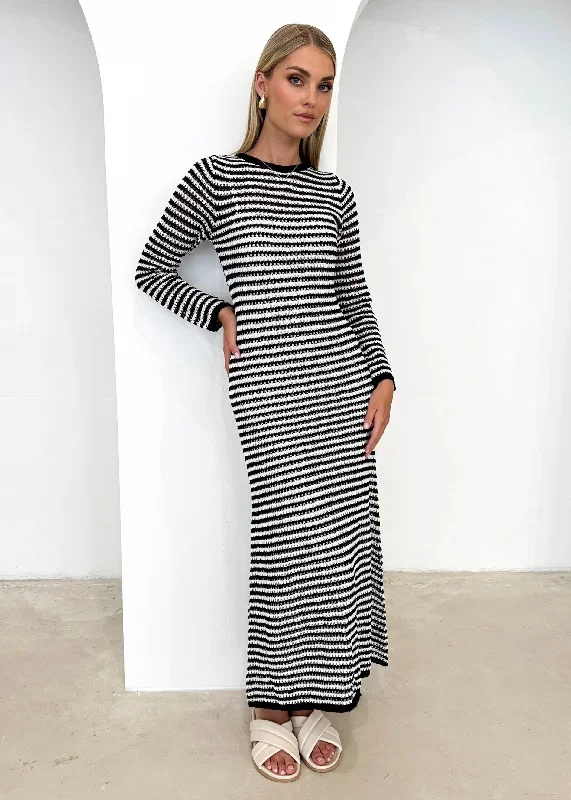 kralta-knit-maxi-dress-black-stripe